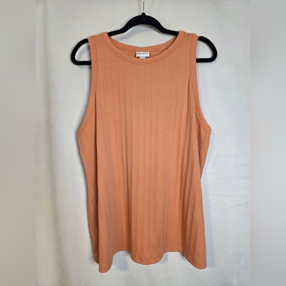 NWT * Tank Top W/ Ribbing * Ava & Viv * Sz 1X - Picture 7 of 7